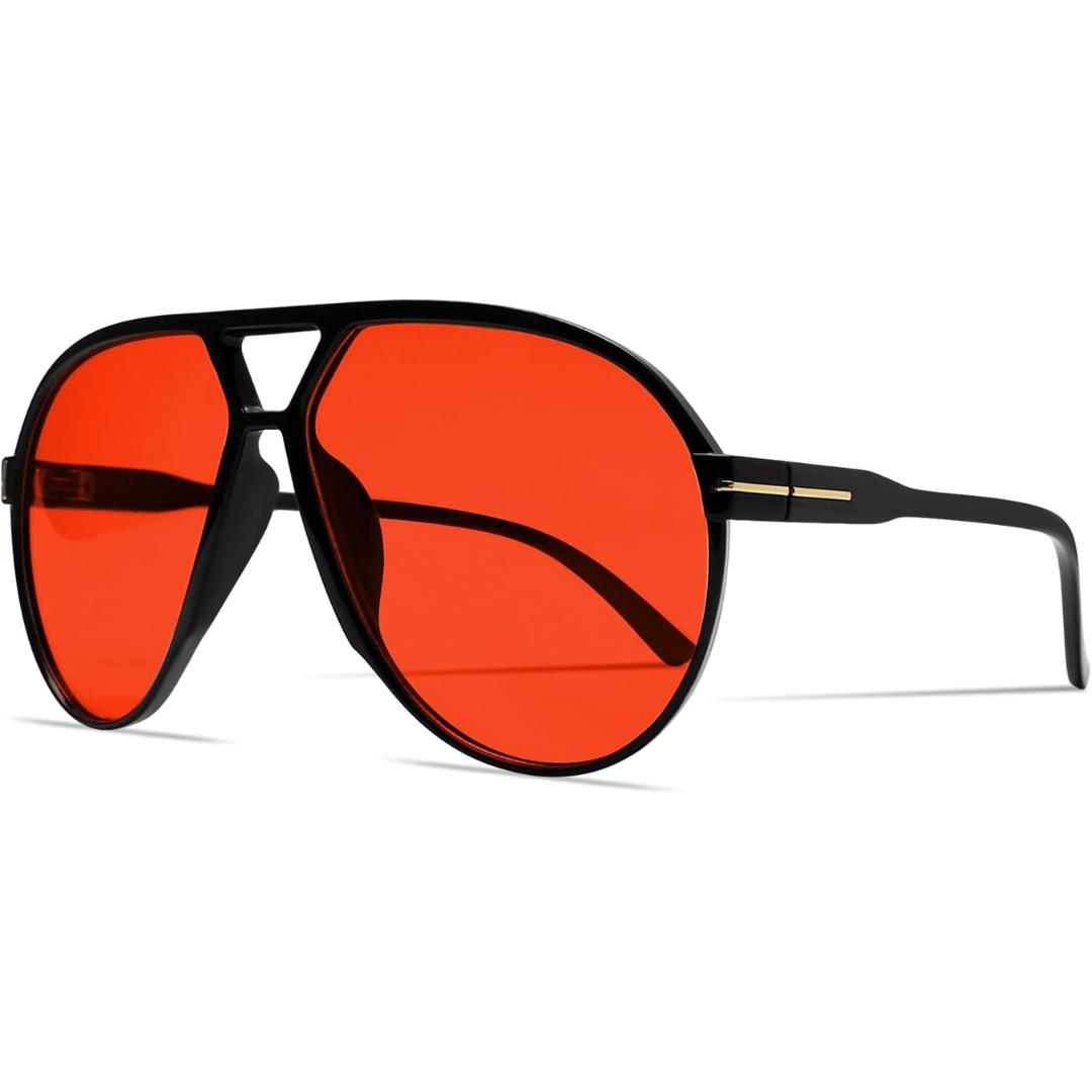 AviatorLux - Retro Oversized Zonnebril voor Stijl