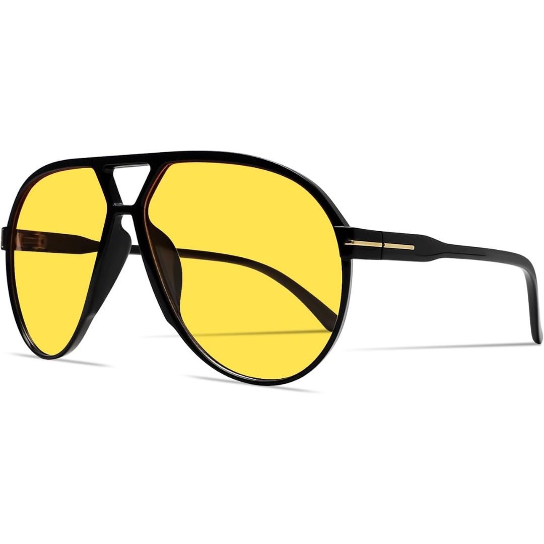 AviatorLux - Retro Oversized Zonnebril voor Stijl
