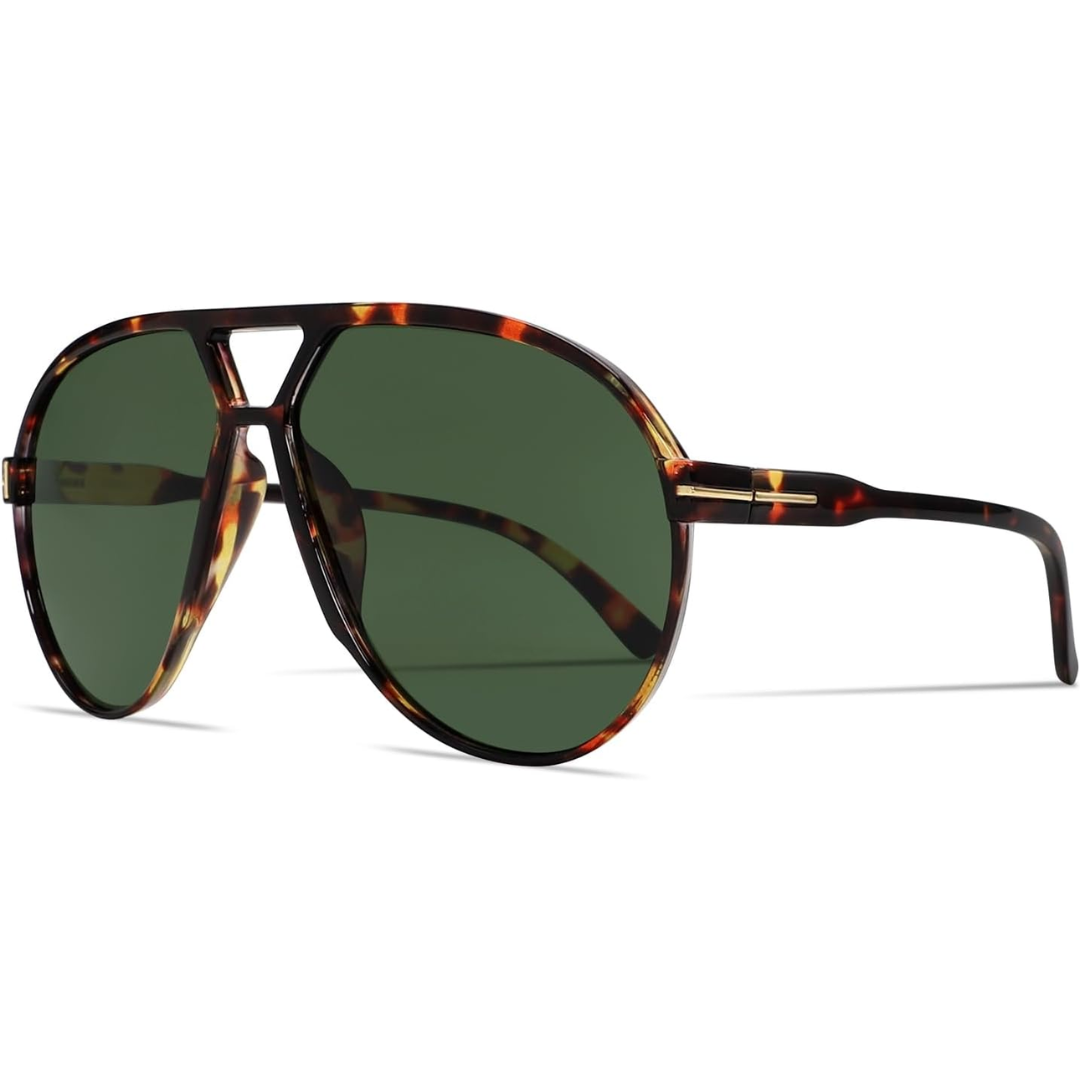 AviatorLux - Retro Oversized Zonnebril voor Stijl