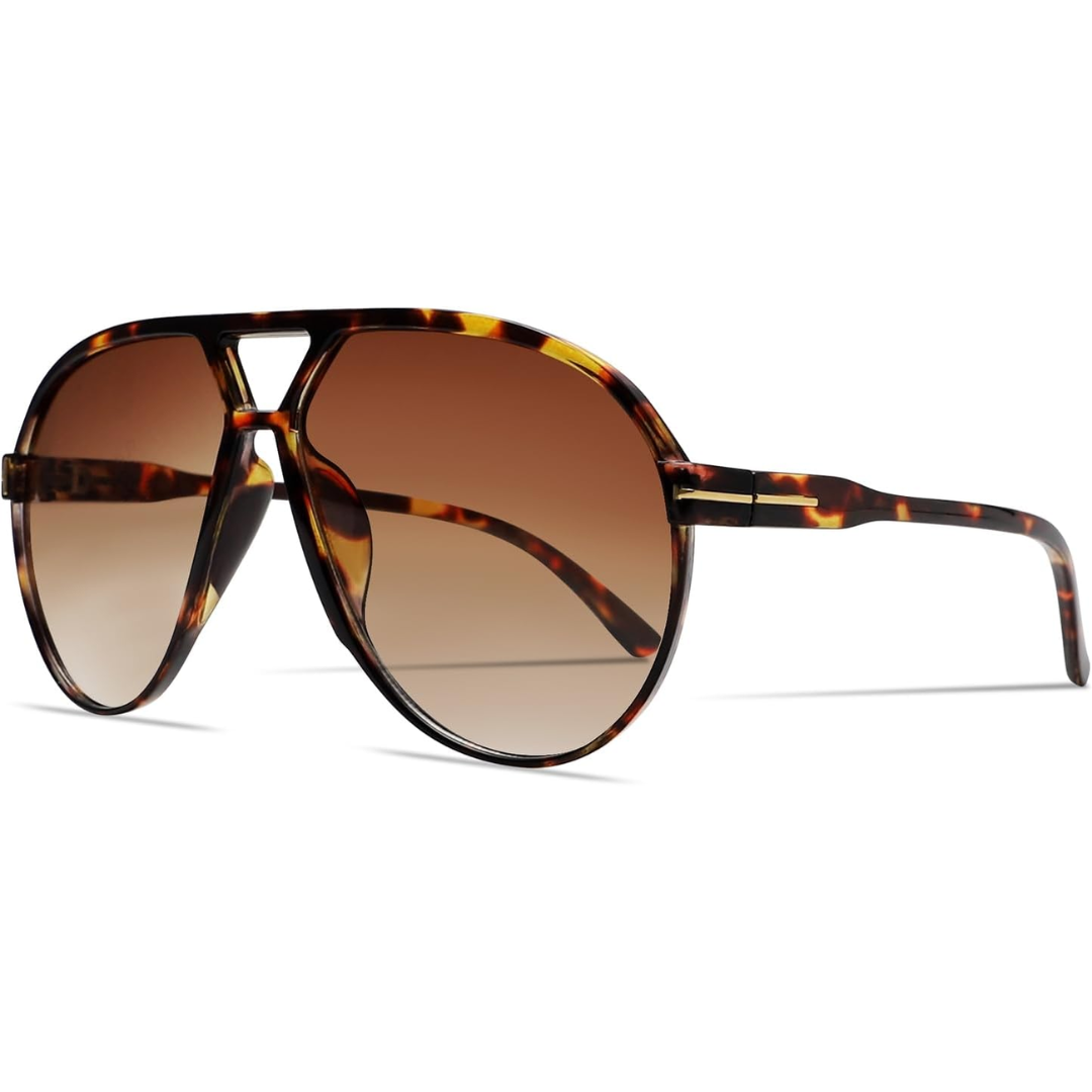 AviatorLux - Retro Oversized Zonnebril voor Stijl