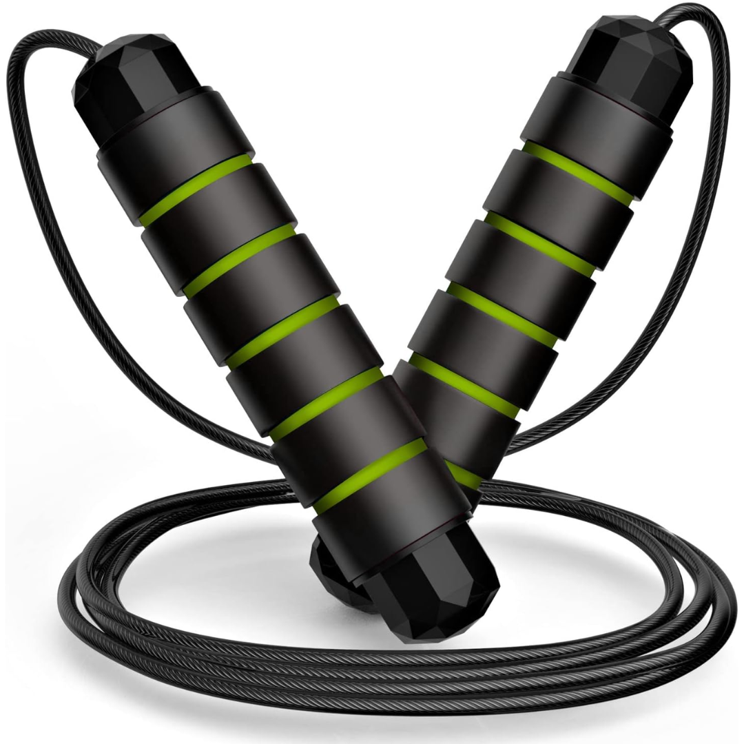FlexiJump - Verstelbaar Tangle-Free Springtouw voor Fitness