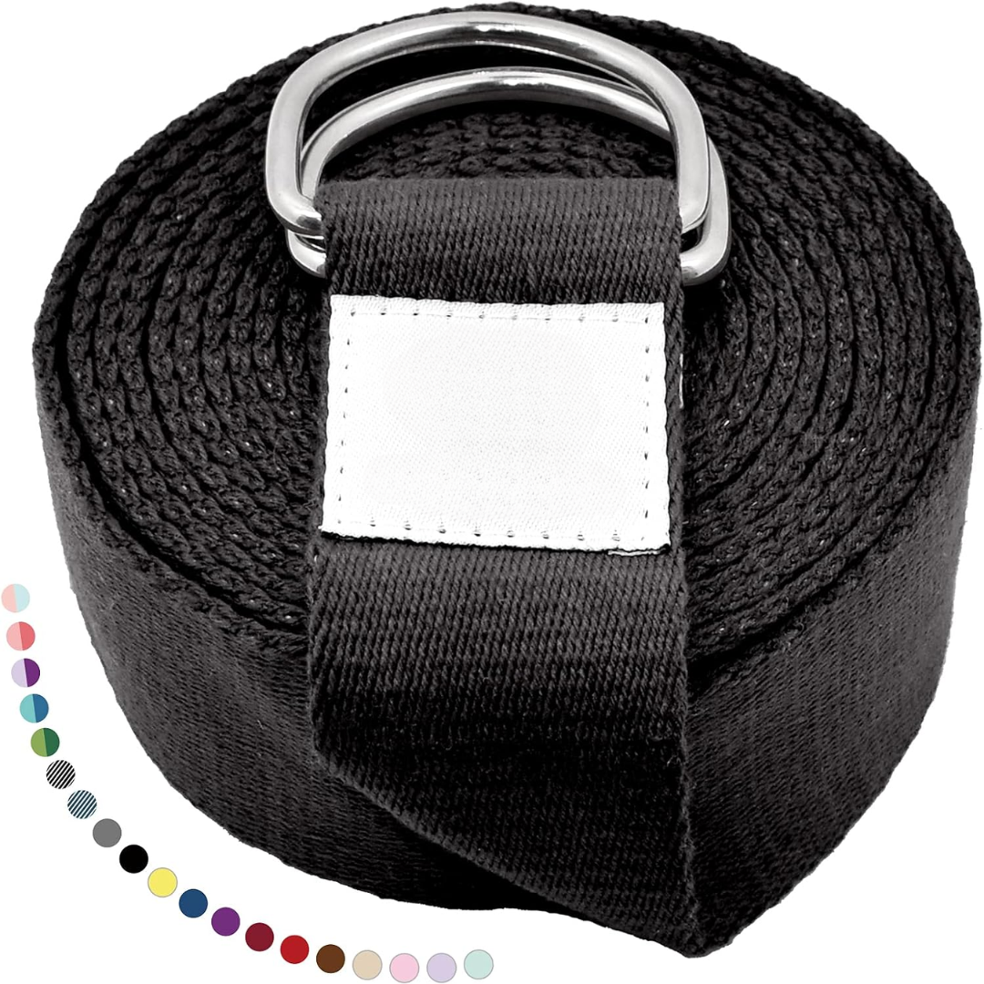 FlexFit – Verstelbare Yoga Band met D-Ring