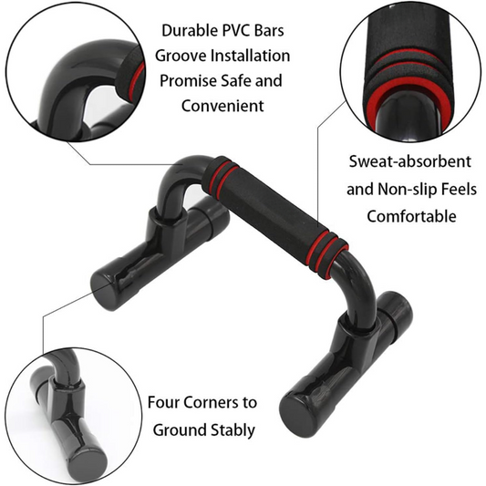 PushMaster - Ergonomische Push-Up Bars met Grip