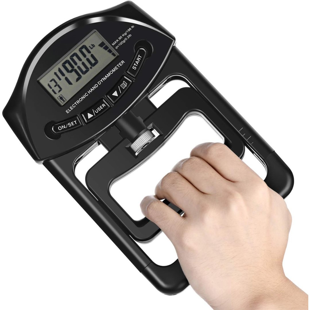 GripMaster - Digitale Hand Krachtmeter tot 90Kg