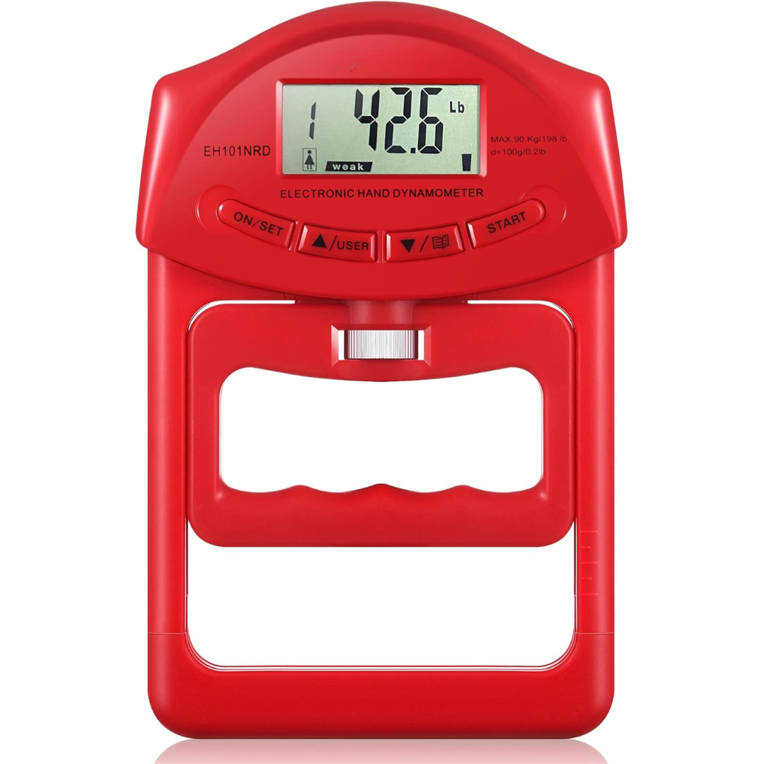 GripMaster - Digitale Hand Krachtmeter tot 90Kg