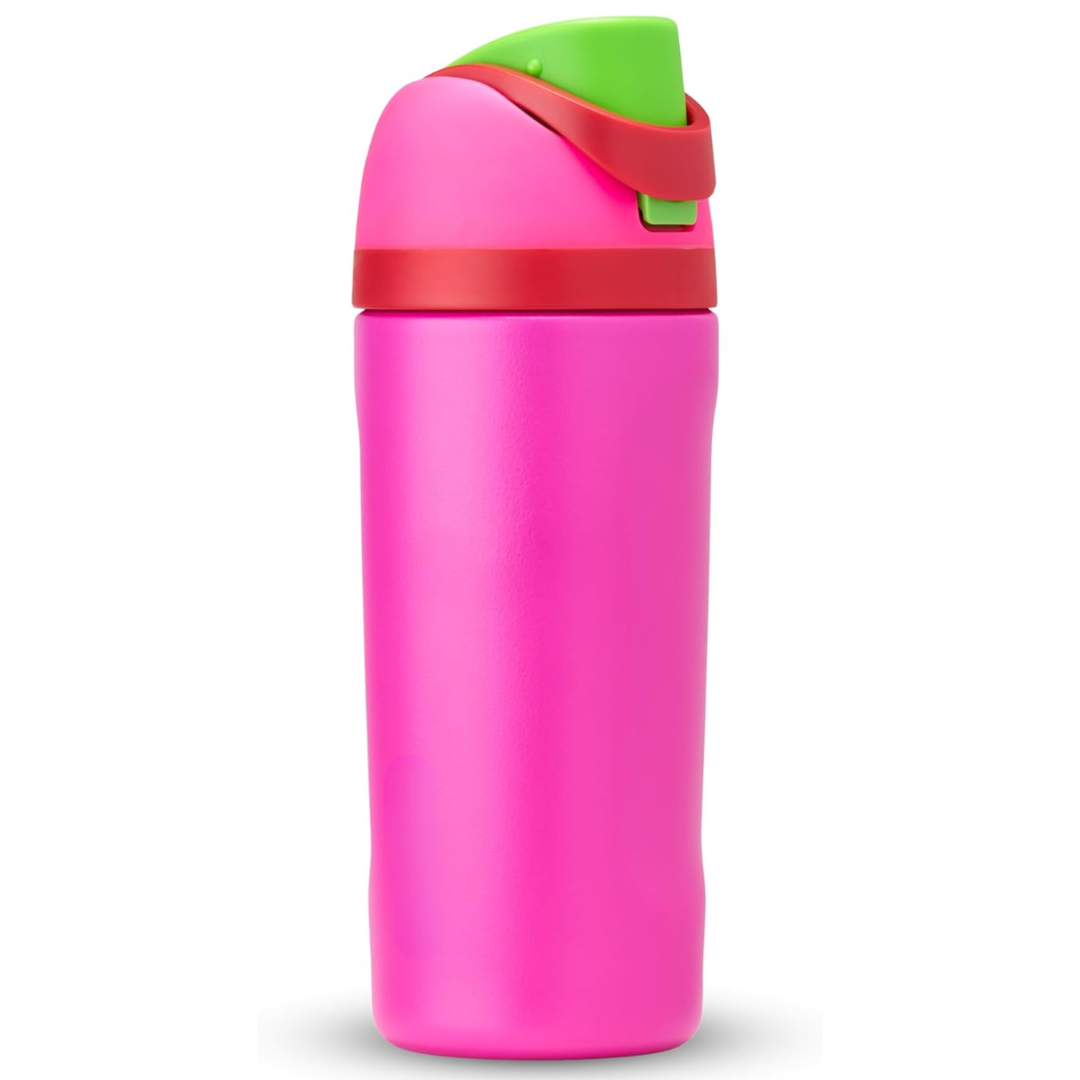 LeakProof - Geïsoleerde RVS Fles met Rietje