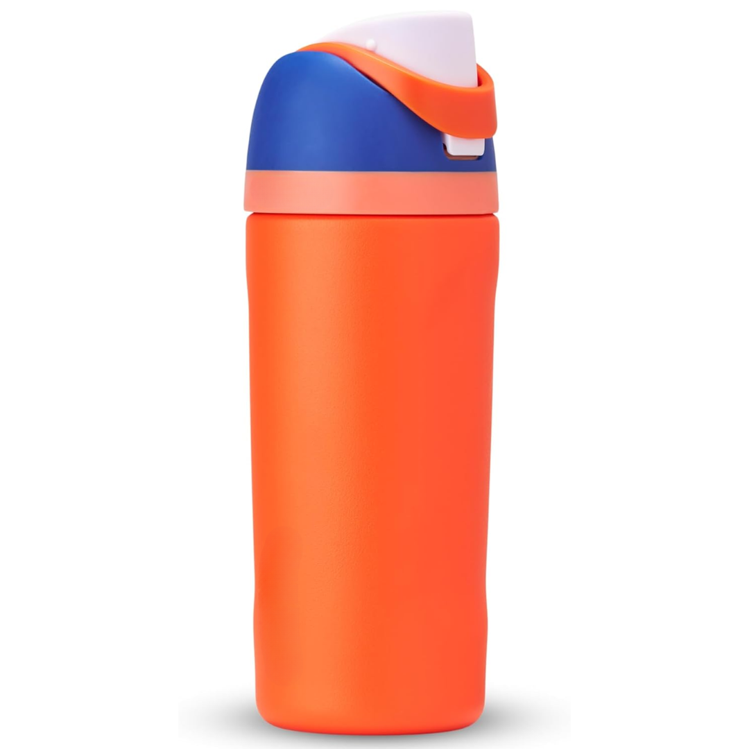 LeakProof - Geïsoleerde RVS Fles met Rietje