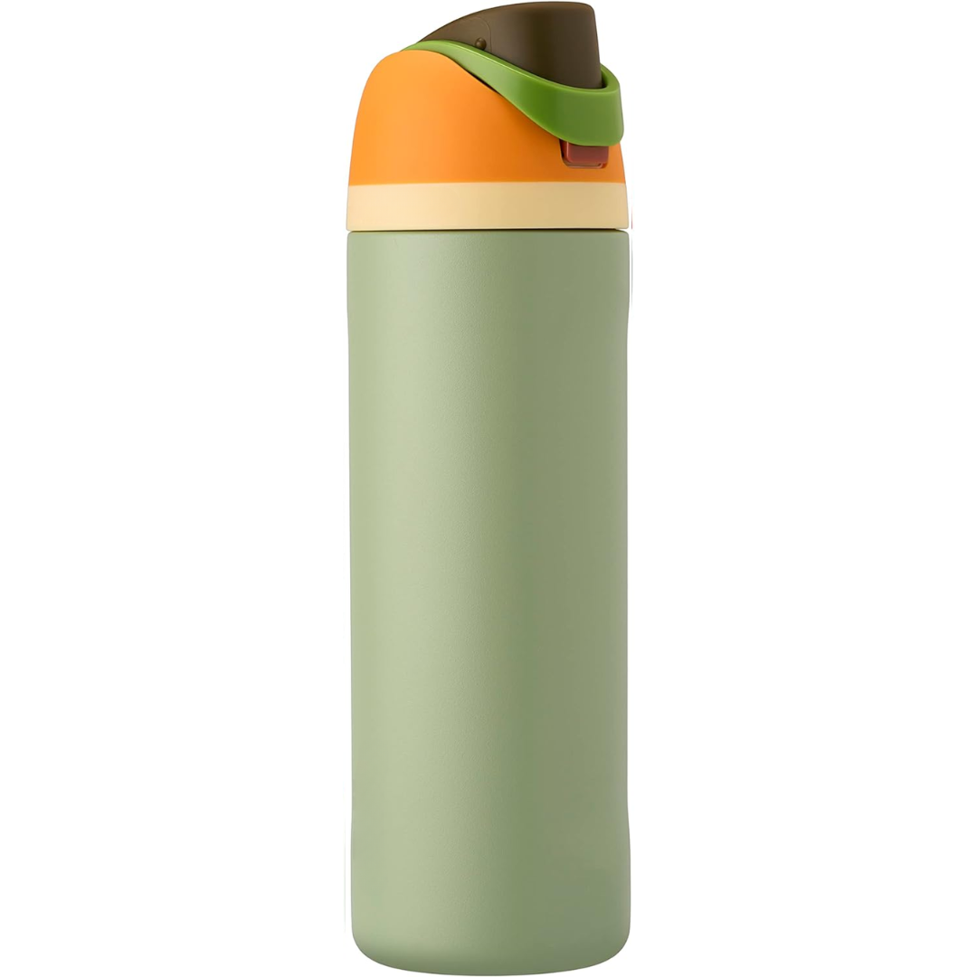 LeakProof - Geïsoleerde RVS Fles met Rietje