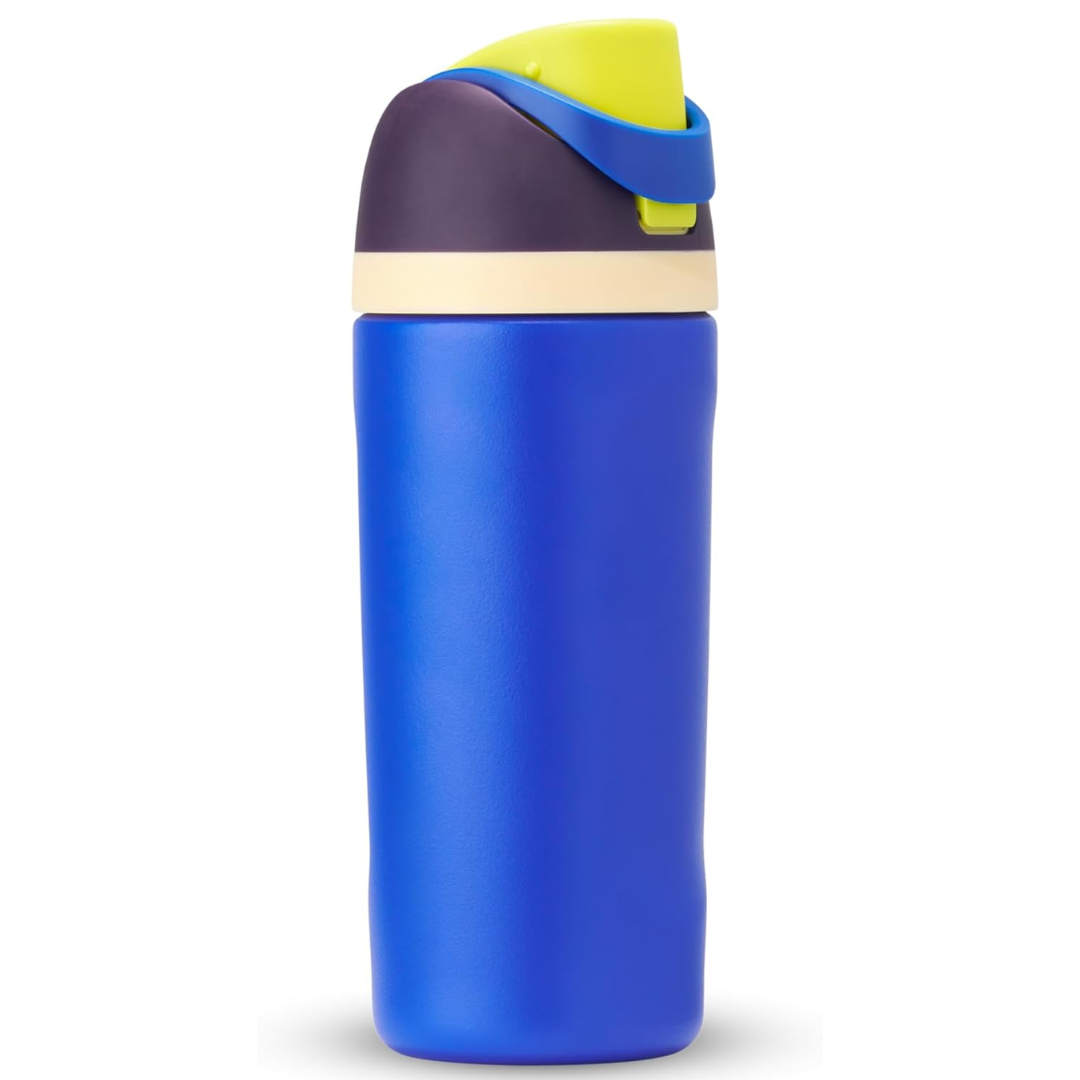 LeakProof - Geïsoleerde RVS Fles met Rietje
