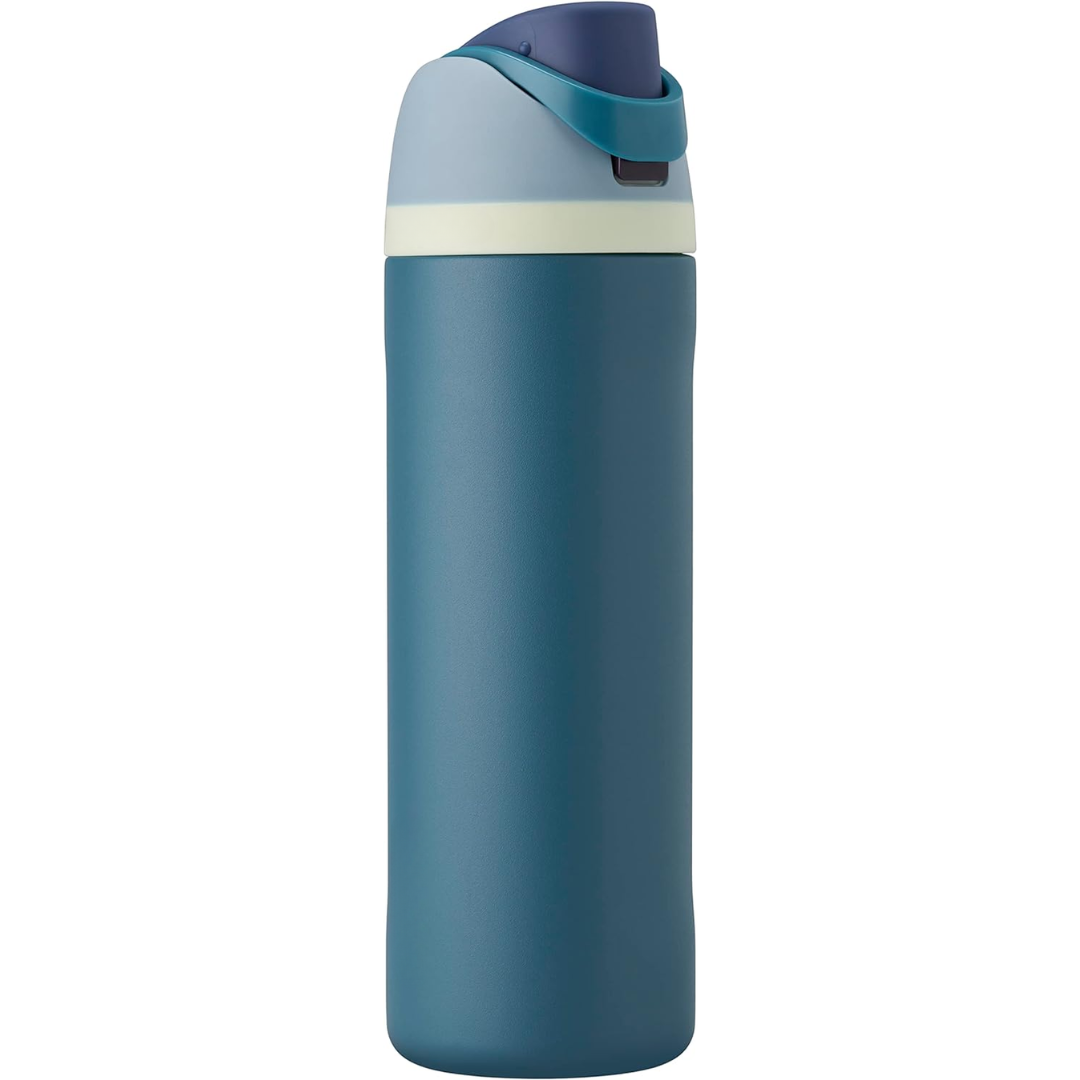 LeakProof - Geïsoleerde RVS Fles met Rietje
