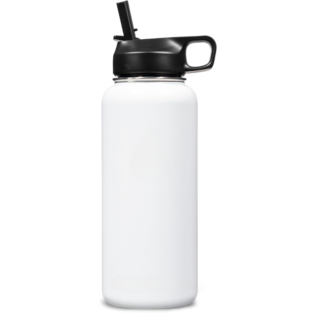 HydroElite – RVS Fles met Rietje voor Dranken