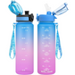 EcoFlow - Herbruikbare Tritan Waterfles met Rietje