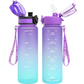EcoFlow - Herbruikbare Tritan Waterfles met Rietje