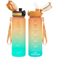 EcoFlow - Herbruikbare Tritan Waterfles met Rietje