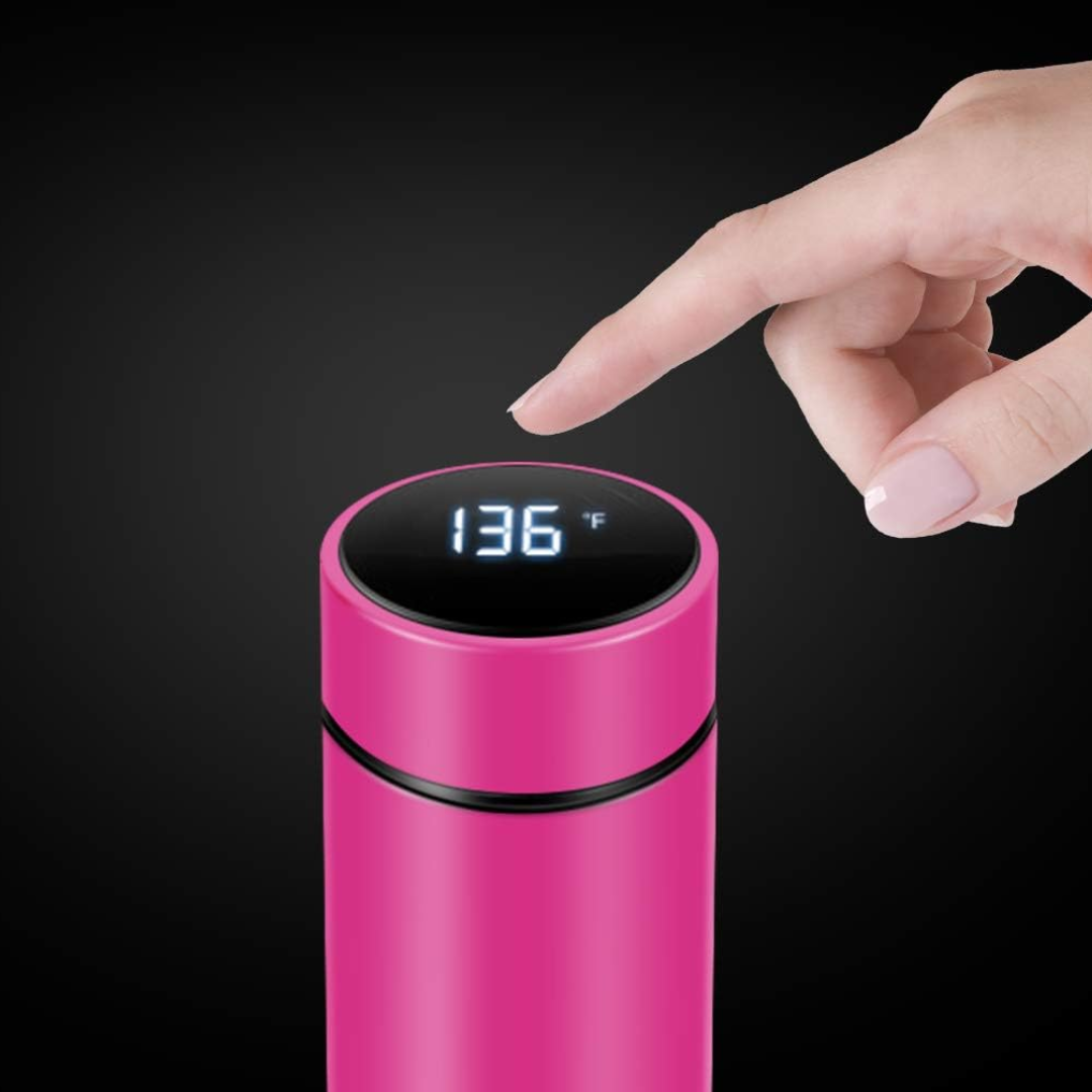 ThermoGlow - Slimme Geïsoleerde Fles met LED Display