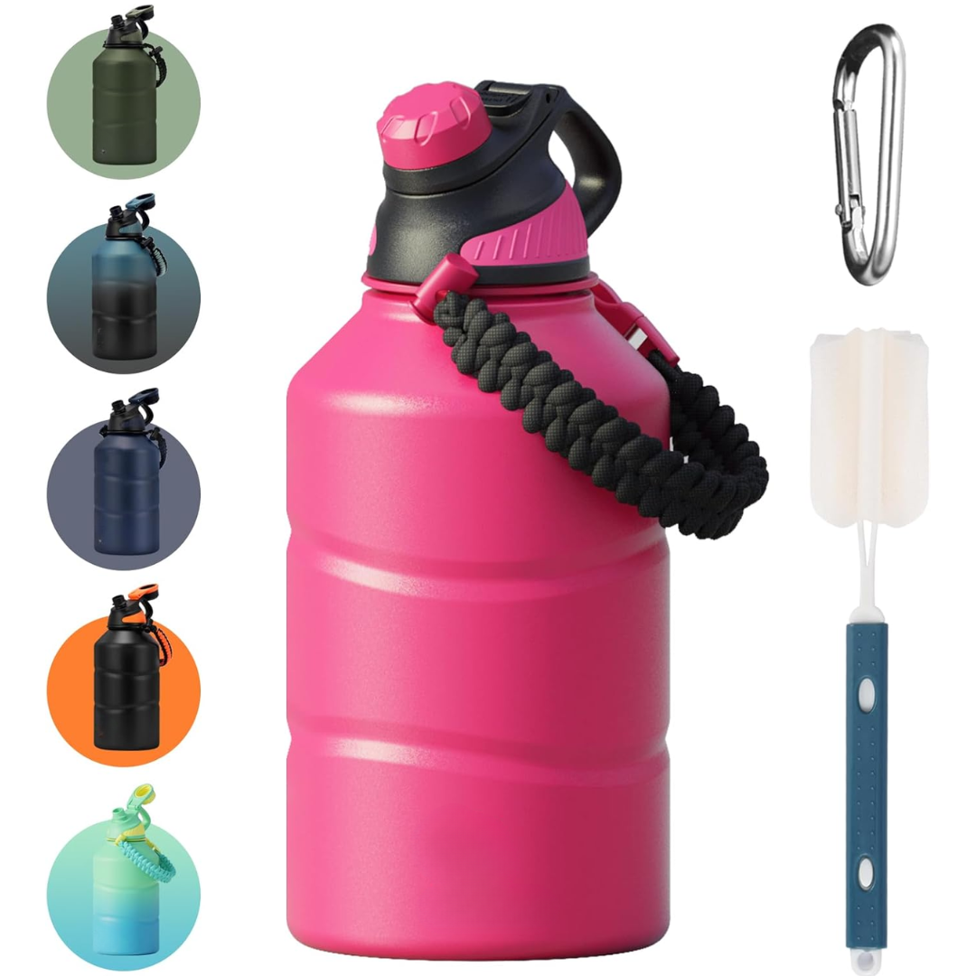 HydroGuard - Geïsoleerde Waterfles 1.9L met Magneetdeksel