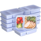 EcoBox - Duurzame 2-Compartiment Voedselcontainers Set