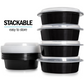 MealPrepPro – Duurzame Ronde Plastic Opslagdozen