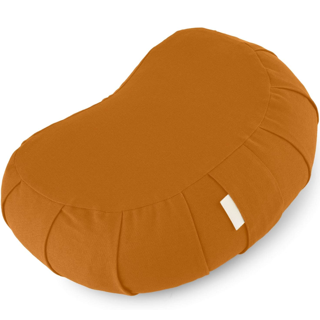 EcoCalm – Curved Meditatiekussen van Organisch Katoen