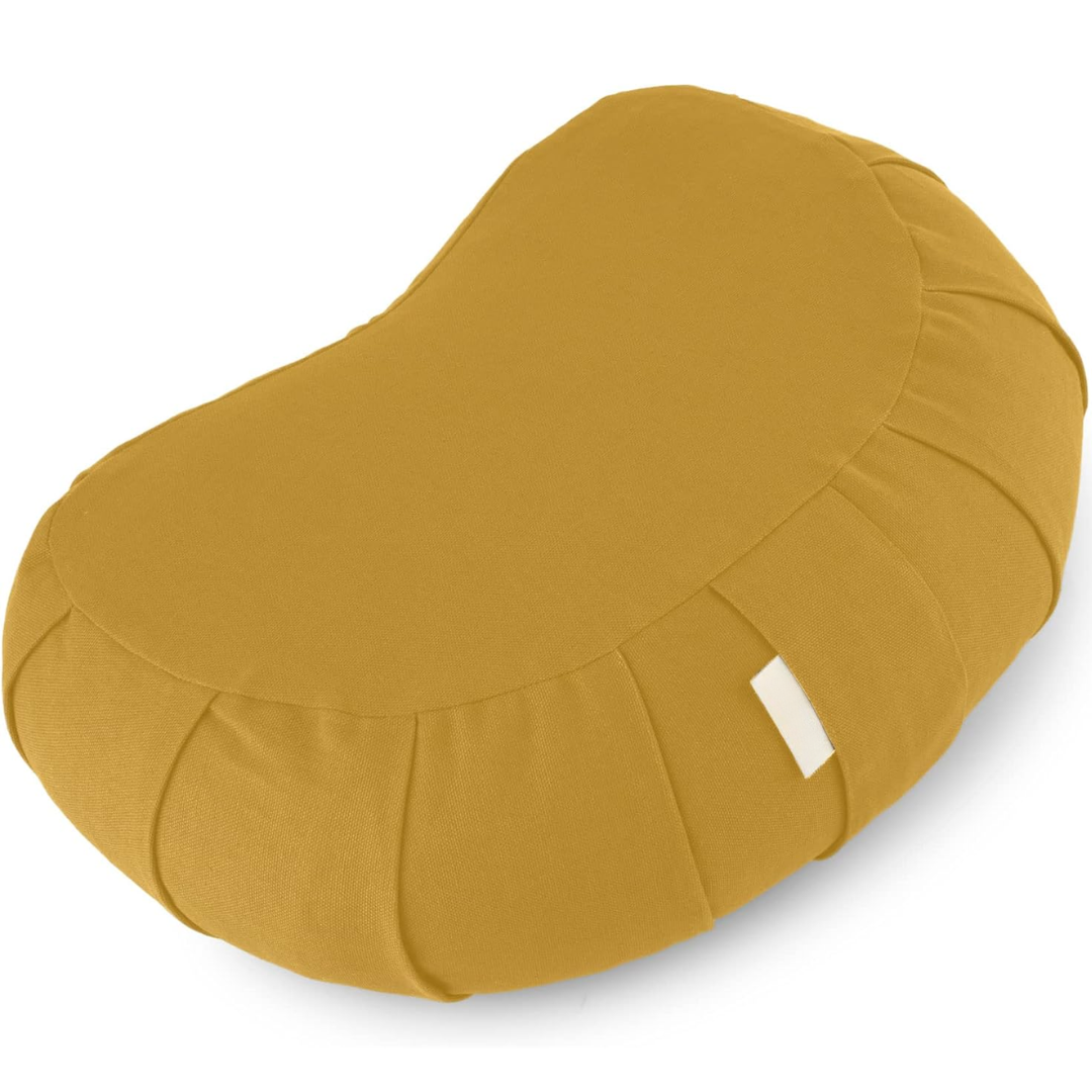 EcoCalm – Curved Meditatiekussen van Organisch Katoen