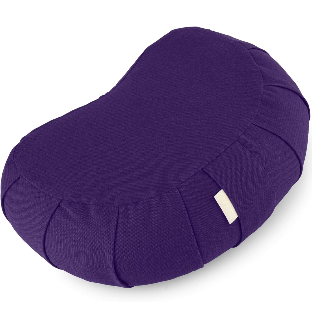 EcoCalm – Curved Meditatiekussen van Organisch Katoen