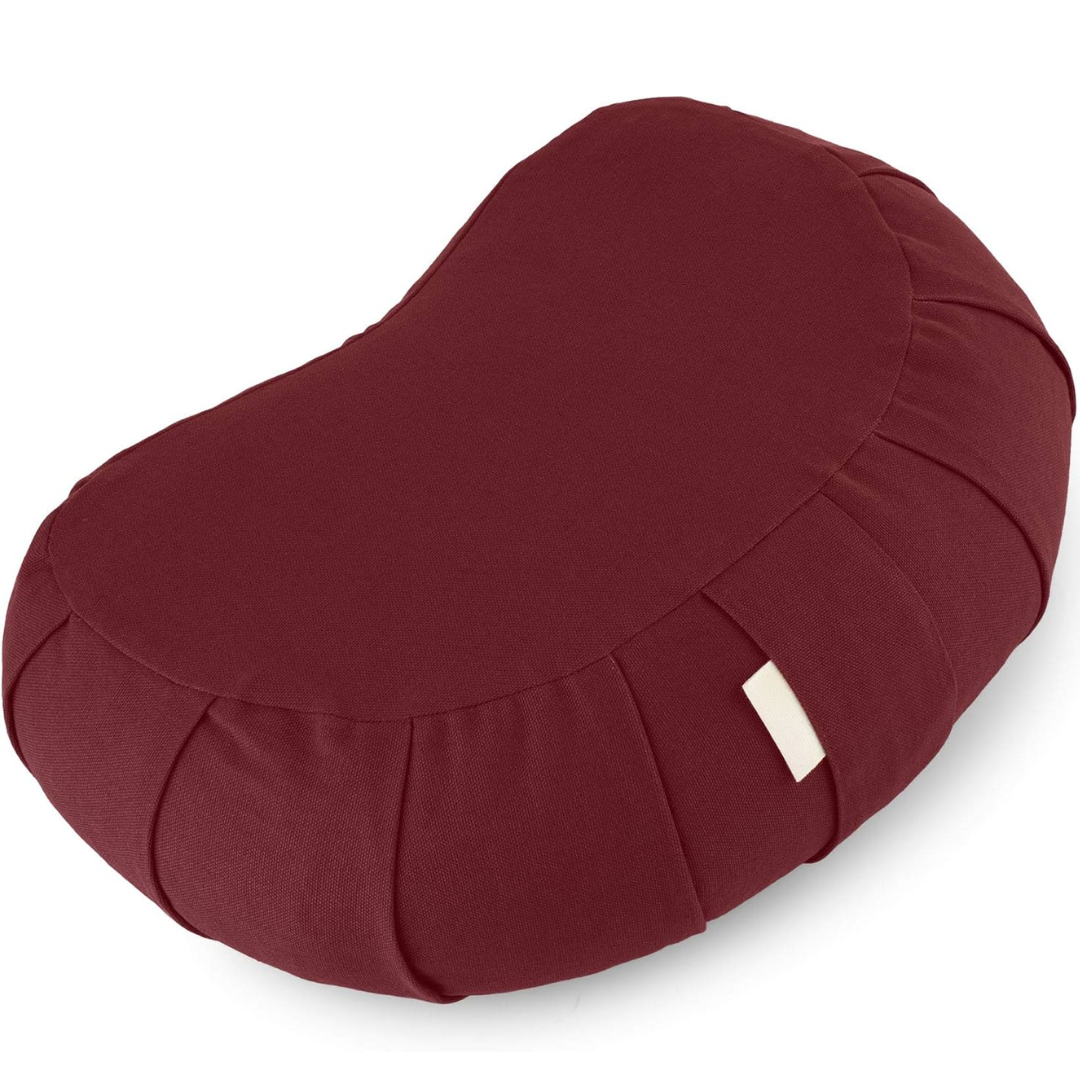 EcoCalm – Curved Meditatiekussen van Organisch Katoen