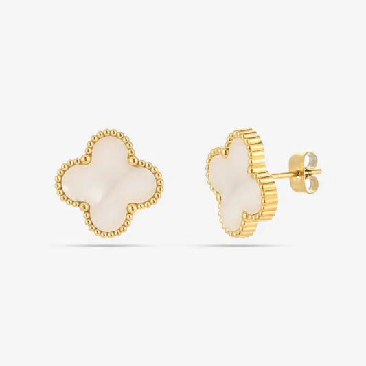 Parelklaver Oorbellen | Elegantie en Uniek Design