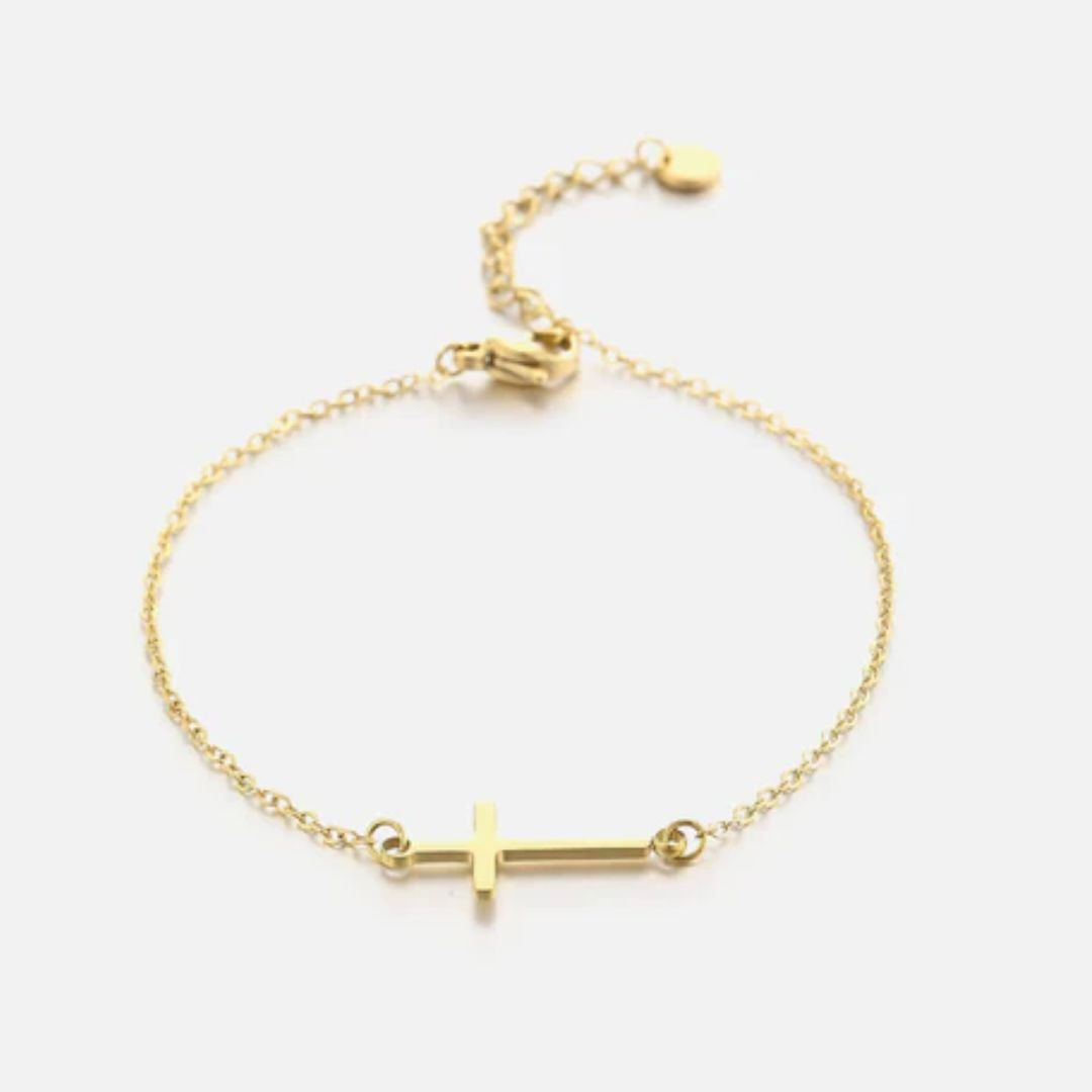 Luxe Gouden Kruisarmband | Een Perfecte Combinatie van Spiritualiteit en Stijl