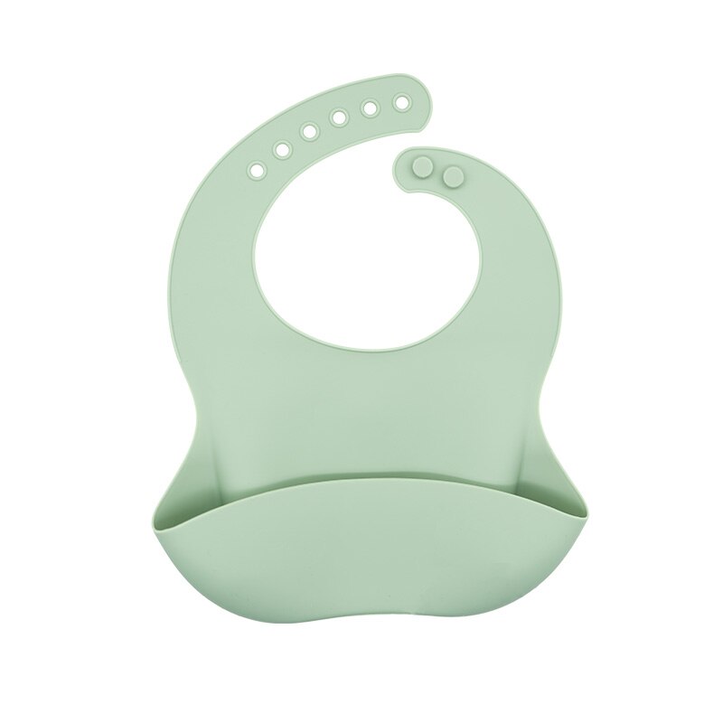 SiliconeBaby - Waterdichte Kinderslab met Dierenprint