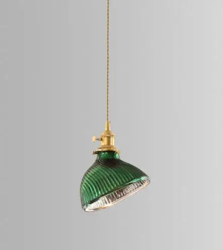 GlassGleam – Retro Glazen Hanglamp voor Sfeervol Licht