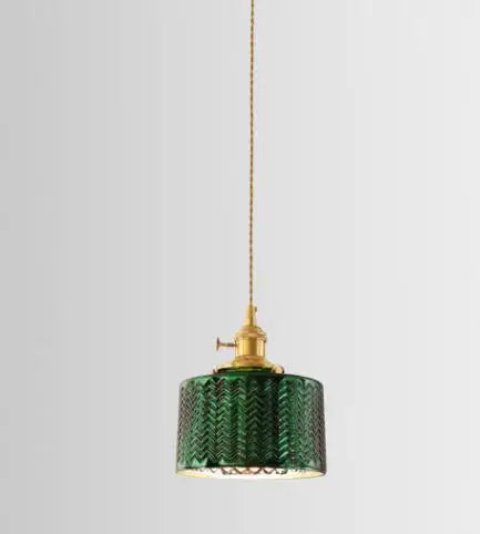 GlassGleam – Retro Glazen Hanglamp voor Sfeervol Licht