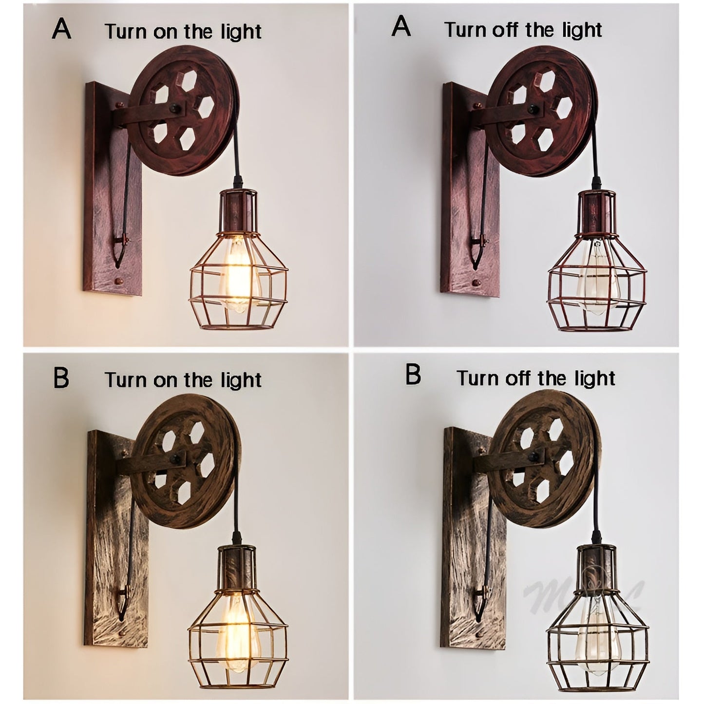 Luxe Vintage LED Wandlamp – Industriële Stijlverlichting van ShineGlow
