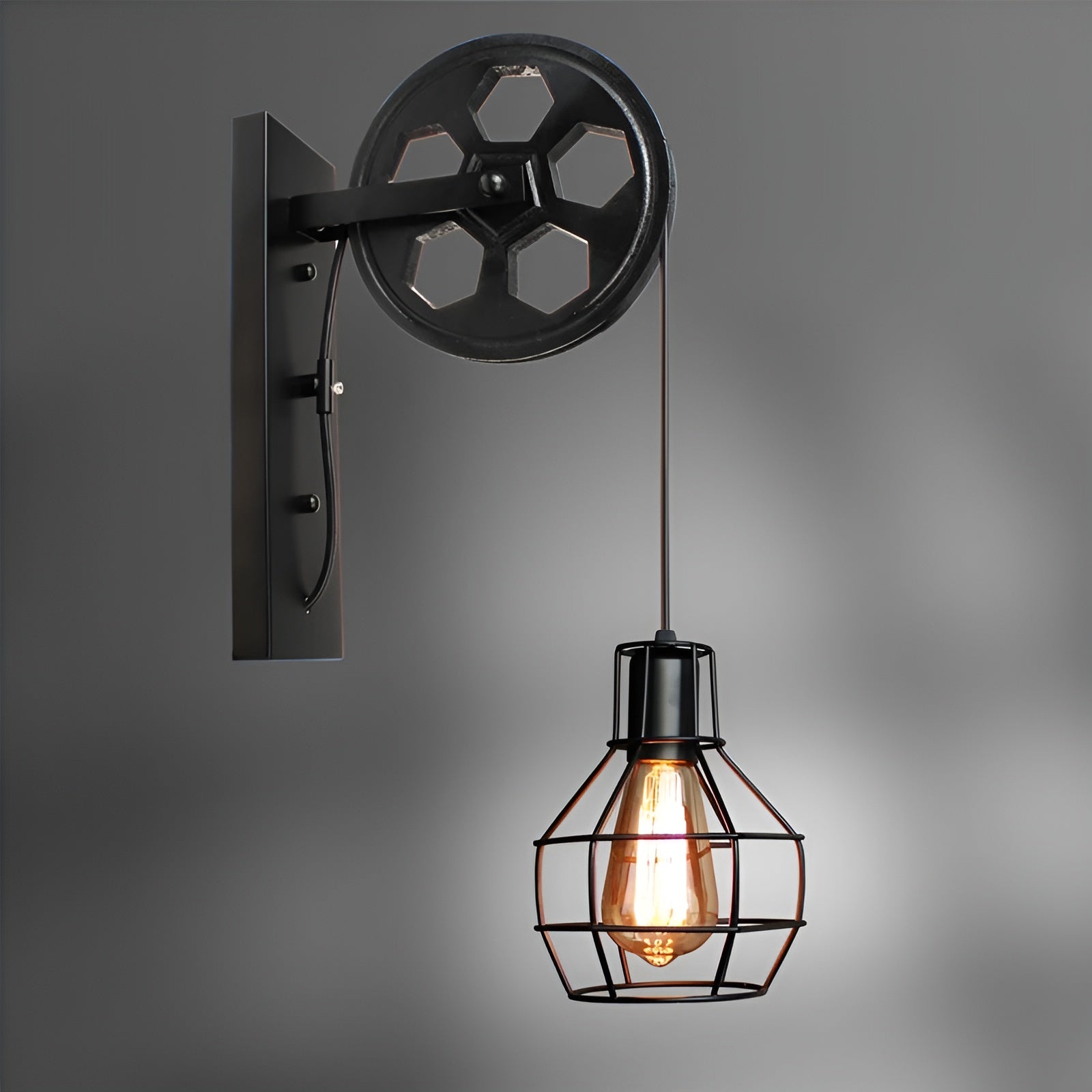 Luxe Vintage LED Wandlamp – Industriële Stijlverlichting van ShineGlow