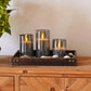 SafeGlow LED Kaarsenset - Elegante Draadloze Oplaadkaarsen Set van 3