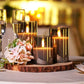 SafeGlow LED Kaarsenset - Elegante Draadloze Oplaadkaarsen Set van 3