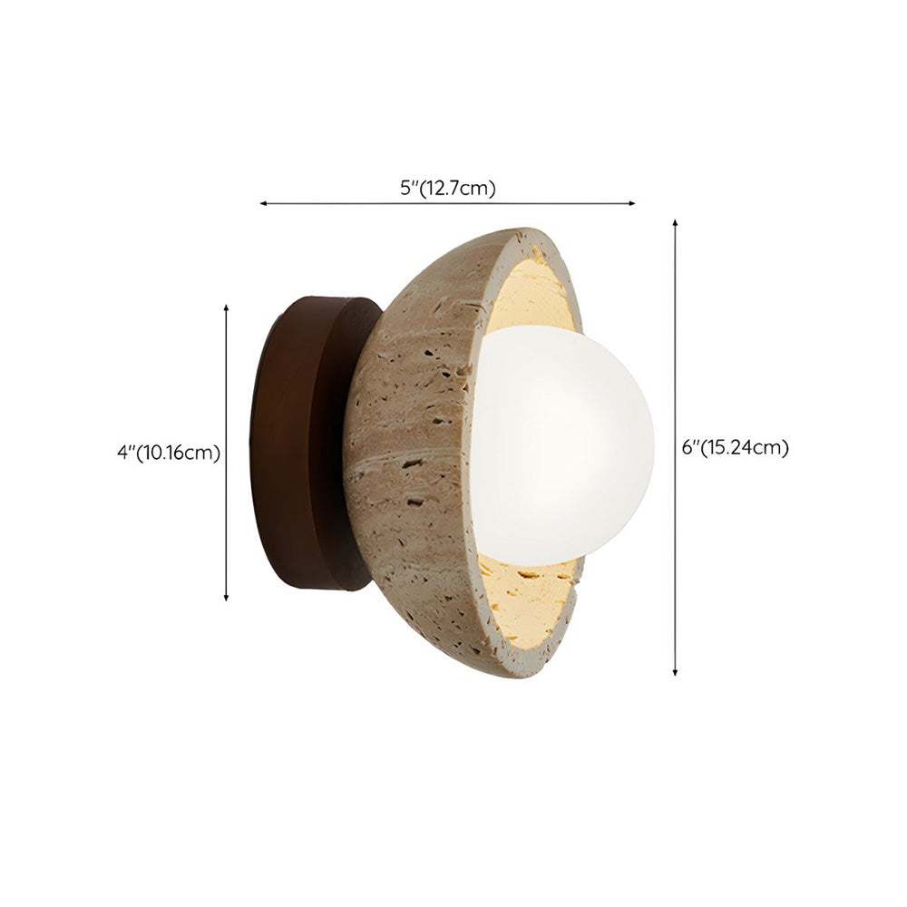 EdgeStone - Stijlvolle Beige Industriele Wandlamp