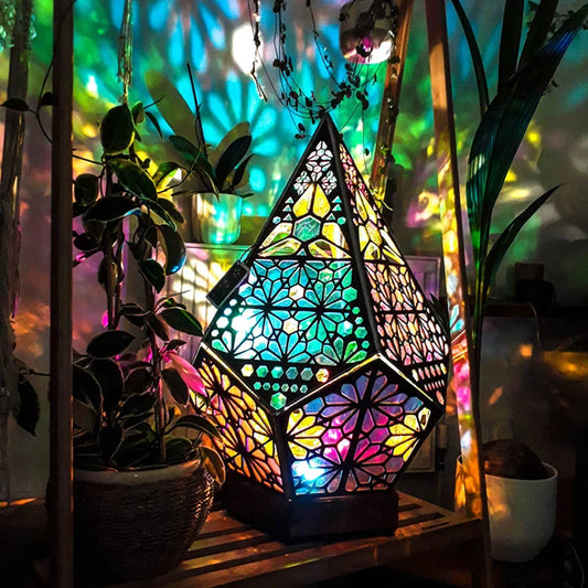 PrismaGlow Holografische LED Projectorlamp - Kleurrijke Sfeerverlichting