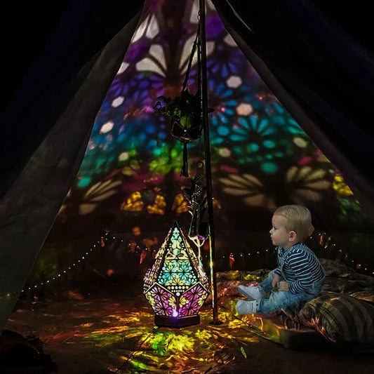 PrismaGlow Holografische LED Projectorlamp - Kleurrijke Sfeerverlichting