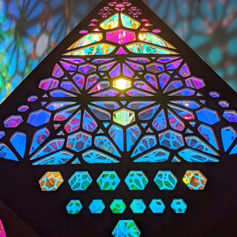 PrismaGlow Holografische LED Projectorlamp - Kleurrijke Sfeerverlichting