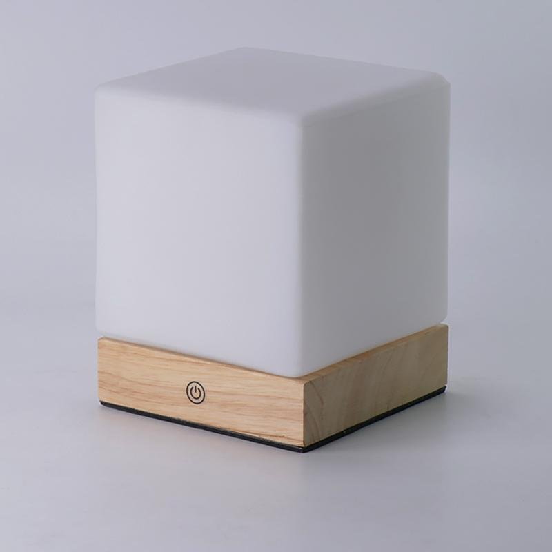 GloedCube Draadloze LED Tafellamp – Modern en Energiezuinig