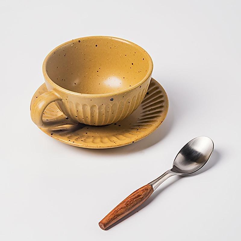 ElegantBowl – Set van 2 Steengoed Kommetjes met Lepel