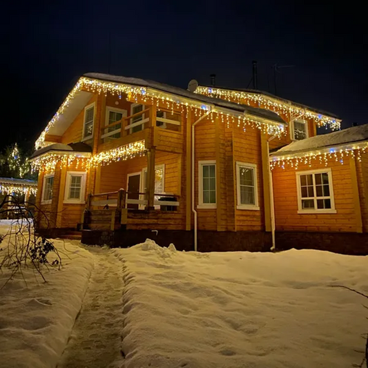 EnchantedGlow – Magische LED Lichtgordijnen voor Feestdagen