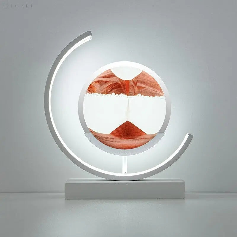 ZenScape Harmonie Lamp – Sfeervolle Verlichting met Bewegend Zand Kunstwerk