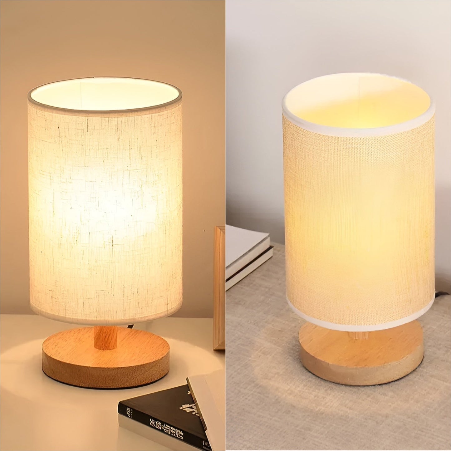 Elegante ZenShade LED - Tafellamp voor Luxe Slaapkamerverlichting