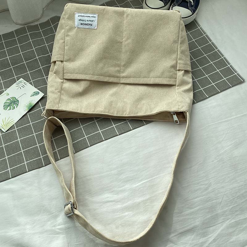 StyleLoom - Luxe Corduroy Schoudertas voor Vrouwen