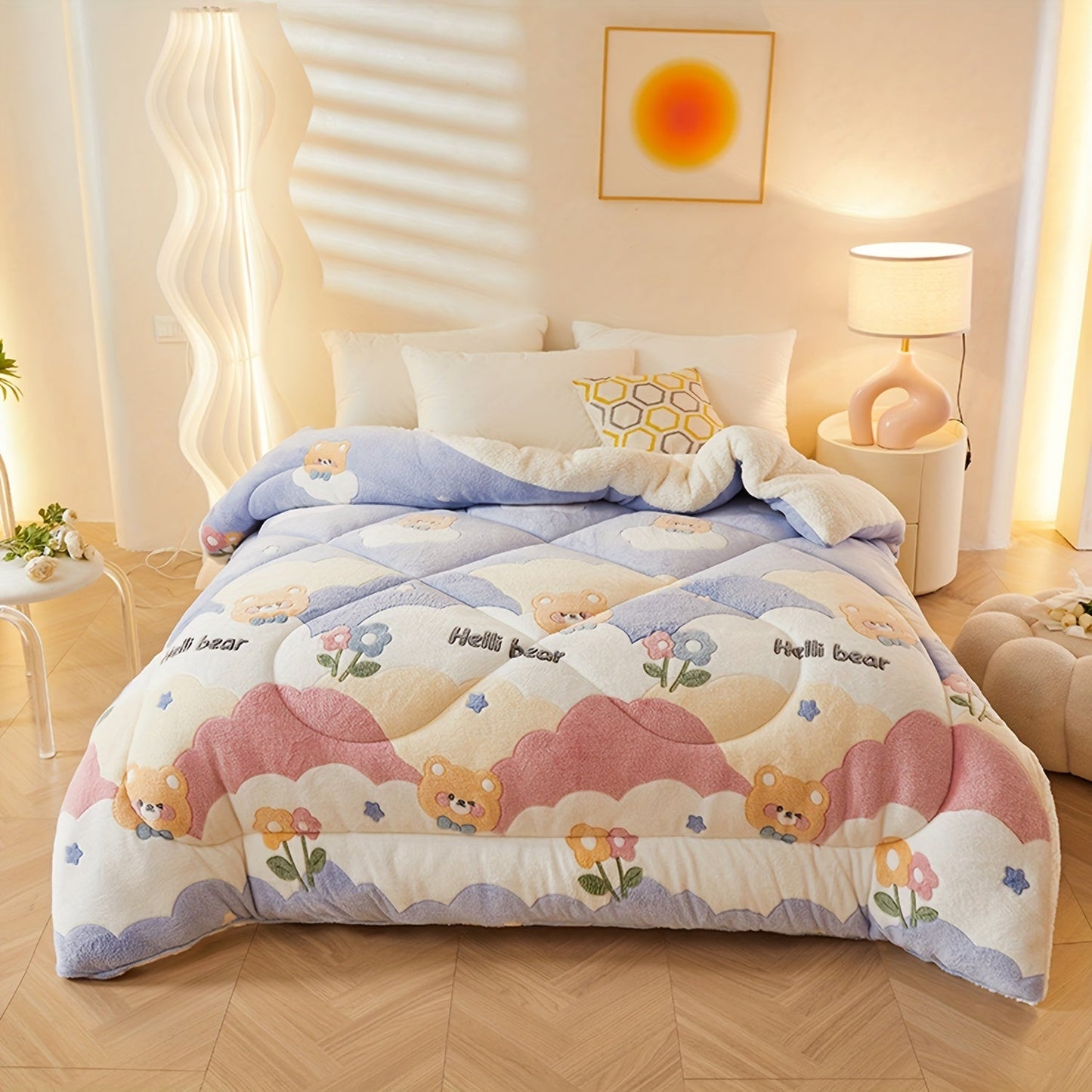 FloralDream – Zacht Fleece Winter Dekbed