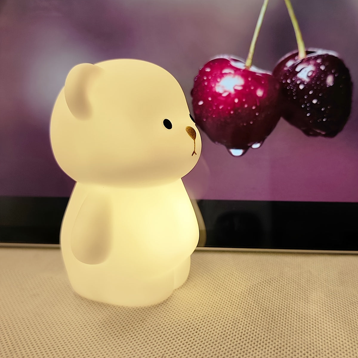 RusticBear - Beren Nachtlamp met LED Verlichting