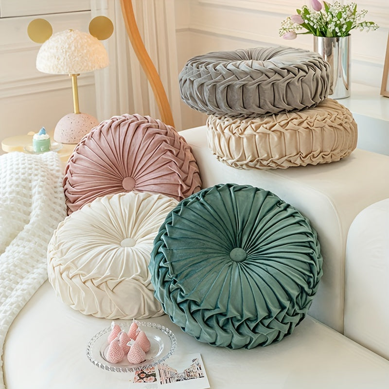 VelvetPumpkin Cushion - Luxe Pluche Kussen voor Comfort