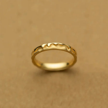 Elegante Sienna Gouden Honingring