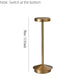 Elegante Tarion Lamp – Draadloos LED met Aanraakbediening